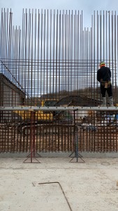 Steel reinforcement, Arthur’s skips , Sheffield 